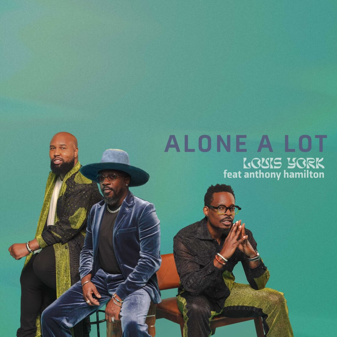 Louis York and Anthony Hamilton Alone A lot single cover