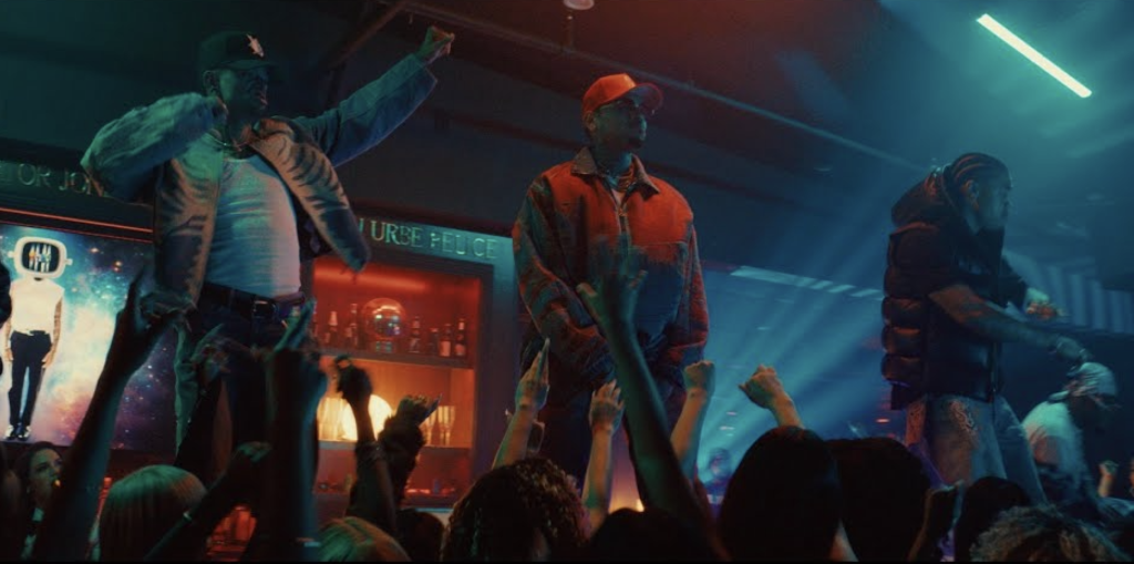 Chris Brown in "Go Girlfriend" music video