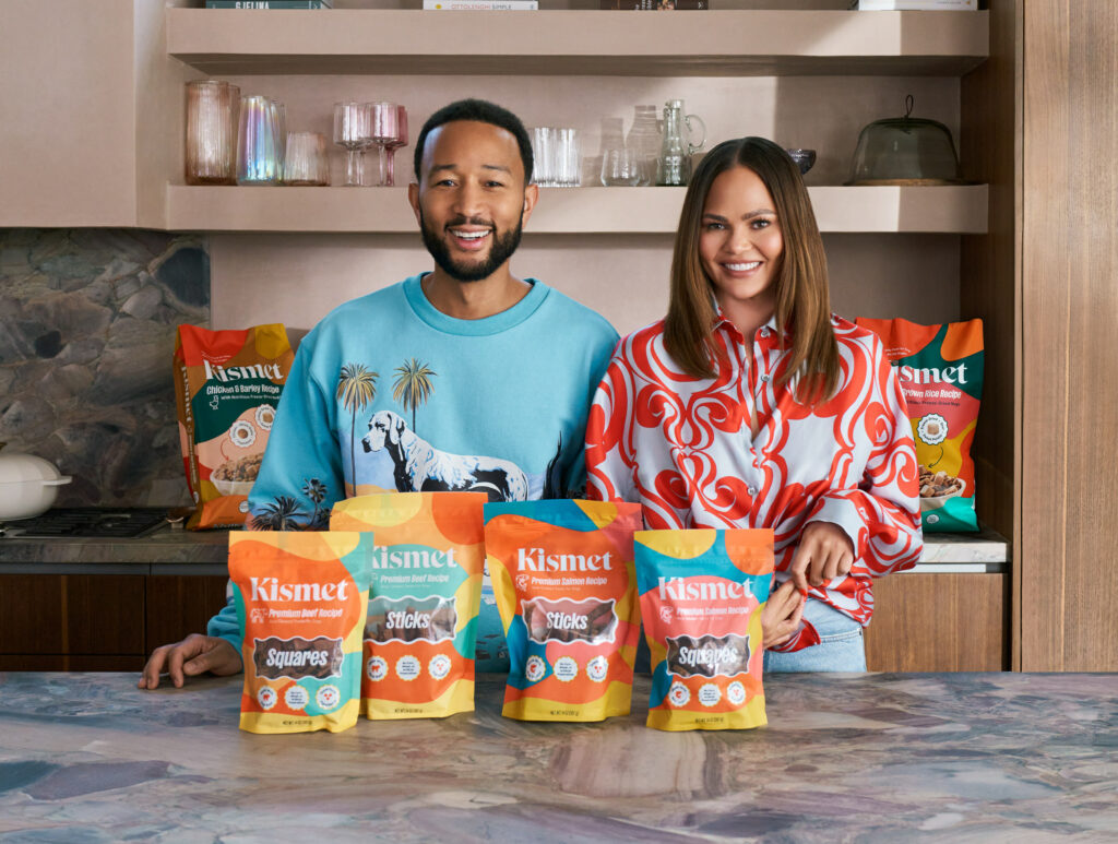 John Legend and Chrissy Teigen Launch Pet Food Brand Kismet