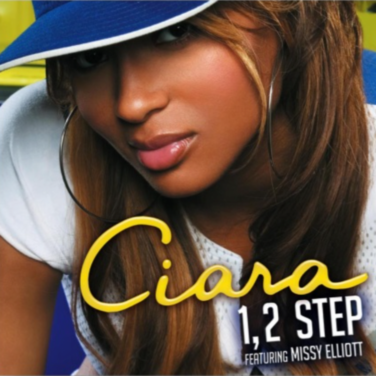 Ciara featuring Missy Elliott 1, 2 Step single cover