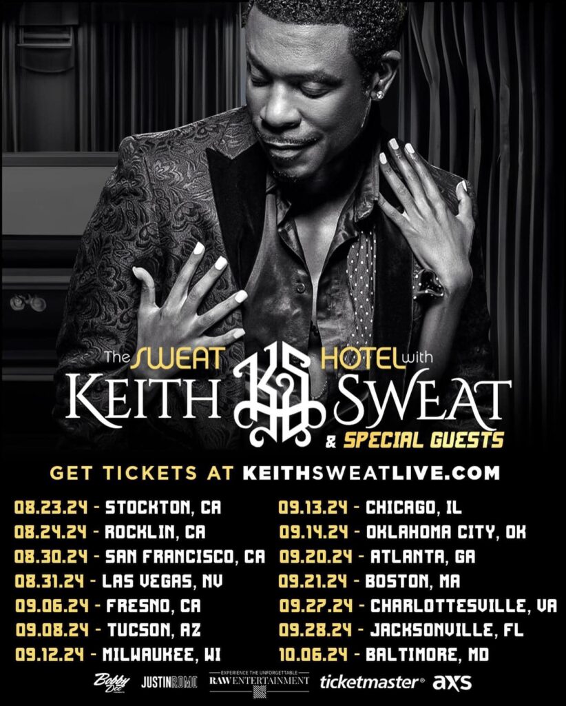 Keith Sweat The Sweat Hotel Tour 2024